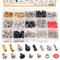 mankk 502PCS Computer Standoffs Screws Assortment Kit Motherboard Screws for HDD Hard Drive,PC Case,PC Fan,ATX Case, SSD,CD-ROM,Used for DIY PC Installation and Repair M-136-502PCS