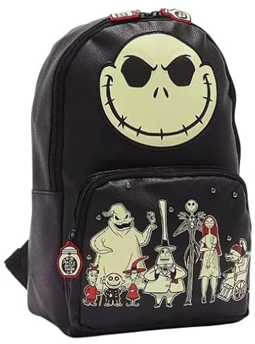 Nightmare Jack Before Christmas Mini Backpack features skellington