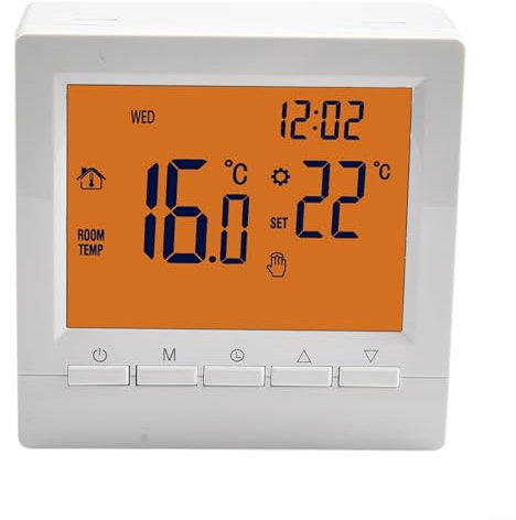 Optimice el termostato montado en la pared programable de la eficiencia de calefacción de la caldera de gas