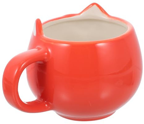 Amosfun Tazza Di Cartone Animato Tazza Di Cereali Volpe Tazza Di Caffè Riutilizzabile Tazza Di Caffè Coppia Tazze Bicchiere Da Caffè Semplice Tazza Di Caffè A Forma Di Animale Tazza Tazza