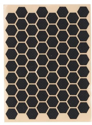10Pcs Hexagon Grip Decal Sticker, Non Slip Cell Phone Grip Tape, Sweat Absorption Phone Case Hexagon Decal Sticker for Mobile Phone, Mouse, Keyboard, Gamepad (Black)