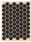 10Pcs Hexagon Grip Decal Sticker, Non Slip Cell Phone Grip Tape, Sweat Absorption Phone Case Hexagon Decal Sticker for Mobile Phone, Mouse, Keyboard, Gamepad (Black)