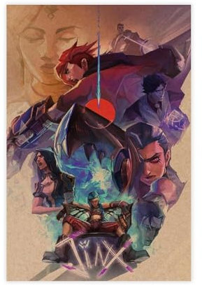halfac Arcane Jinx Poster Spiel 3 Leinwand Poster Schlafzimmer Dekor Landschaft Büro Zimmer Dekor Geschenk 30 x 45 cm