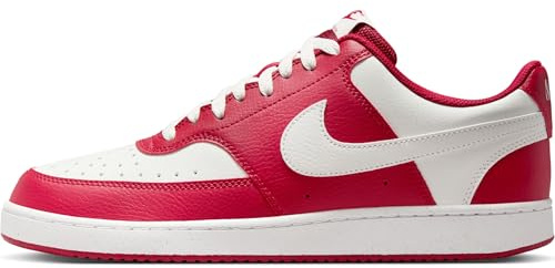 NIKE HM9862-600 Court Vision Low Men Gym RED/Summit White UK 7
