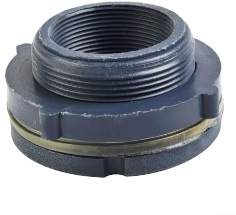 Raccordo paratia in plastica PVC per acquari e serbatoi d'acqua e affidabile giunto per serbatoio dell'acqua (5,1 cm)