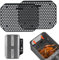 LUOJINYI 2 Piezas Protector Contra Salpicaduras Compatible con Ninja Double Stack XL SL400EU y SL300EU, Protector de Silicona Contra Salpicaduras para Accesorios de Freidora de Aire Caliente Ninja