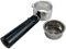 Mirweon Portafiltro de filtro sin fondo de 51 mm para café reutilizable, para cafetera Homix Espresso
