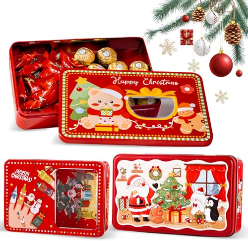 QIANAI Weihnachtsplätzchendose*3pcs (B)