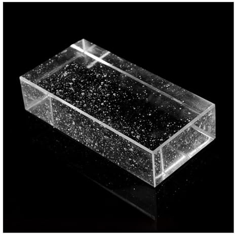 Glasbausteine, transparente Massive Glasbausteine, Raumteiler-Dekor, Massive doppelseitige Kristallbausteine (Stil 4)