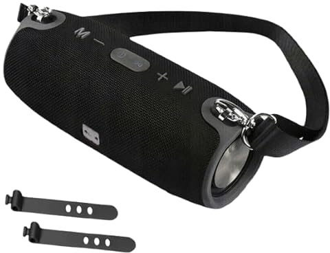 40W Portable Wireless Bluetooth 5.0 Speaker IP67 Waterproof Stereo Bass Loud Outdoor Speaker Dual Pairing USB AUX FM Power Bank
