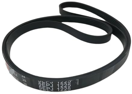 5EPJ1225 Washing Machine Drive Belt Fit Compatible For HOOVER CANDY Washer 41021973 41039460 1225J5 Rubber Drive Belt