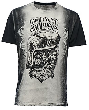 West Coast Choppers WCC T-Shirt F. You Grey-S