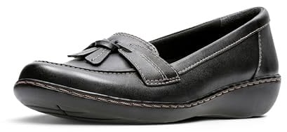 Clarks Ashland Bubble Mocasín para Mujer/US Frauen, Black, 5 UK X-Wide