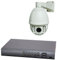 HD TVI Überwachungsset FullHD PTZ Überwachungskamera PT6E mit 18-Fach optischem Zoom und HD TVI 4-Kanal Digitaler Videorekorder