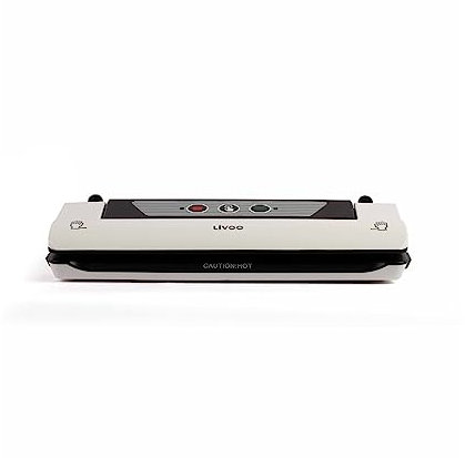Livoo - Appareil de mise sous vide DOM357-2 fonctions, 110W, compatibles congélateurs, micro-onde, cuisson sou vide et bain marie