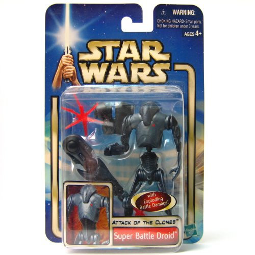 Star Wars Saga Attack Of The Clones Super Battle Droid