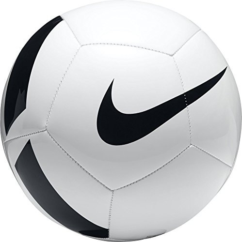 Nike Unisex – Erwachsene Pitch Team Football Fußballbälle, white/black, 5
