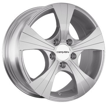 CARMANI 11 Rush kristall silber 7,5x17 ET35 5.00x120 Hub Bore 72.60 mm - Alu felgen
