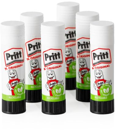 [Pack of 6] Jumbo 43g Pritt Stick Large Glue Sticks
