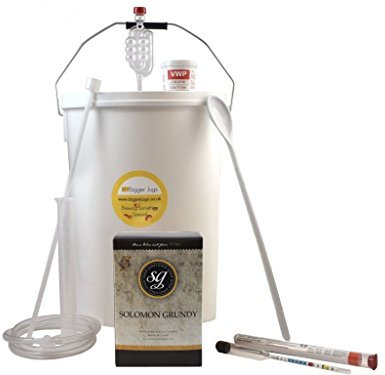 Bigger Jugs Starter Wine Making Set - Chardonnay 30 Bottle Size White Wine Kit with Equipment - Home Made Homemade Wine
