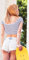 Melis-Folienwerkstatt Türtapete Türposter selbstklebend – Frau Mädchen Skateboard Skater - 90x205cm und 100x210cm - Fototapete Poster Türfolie Tapete – T00051