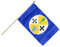 Flaggenfritze Stockflagge/Stockfahne Italien Kalabrien + gratis Sticker