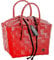 Shopper Einkaufskorb Witzgall Ice-Bag mit Stoff zum Schließen Vintage Kunststoff (rot)