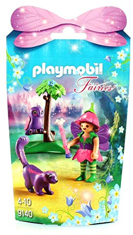 PLAYMOBIL Fairies 9140 Feenfreunde Eule und Stinktierchen, Ab 4 Jahren