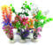 Vascinate Plantes en Plastique d'aquarium d'aquarium, 10 décorations d'aquarium d'aquarium de Plantes, Plantes artificielles d'aquarium décoration d'aquarium