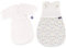Träumeland Babyschlafsack-Set LIEBMICH Blumig, Außenschlafsack Größe 50/56 mit Doppelt Reguliererbarer Belüftung und passenden Innenschlafsäcken, Mehrfarbig