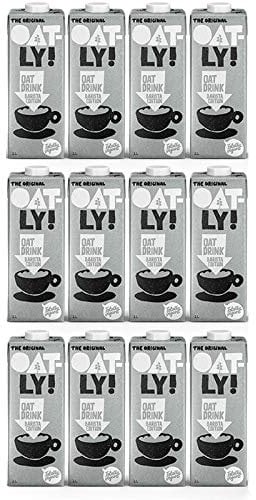Oatly Oat Drink Barista Edition Long Life Bundle - 1 Litre (12 Pack) – Totally Vegan – Dairy Free Oat Milk