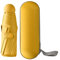 Jodsen Parapluie Pliant,6 côtes Parapluie de Soleil Parapluie Coupe-Vent & Ultra-léger Mini Parapluie de Poche Léger et Compact Résistant au Vent Parapluie pour Homme Femme 90 x 55 cm (Yellow)
