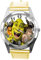 Goldene Lederarmbanduhr fur Ogre-Fans.