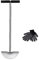Bordure Pelouse Coupe-Bordure Demi-Lune avec Dents Scie Coupe-Bordure Manuel Robuste Facile À Enfoncer dans Le Sol sans Se Plier (avec des Gants)
