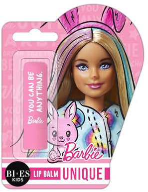 Barbie Strawberry Cream Flavour Lip Balm With Moisturising, Hydrating And Nourishing Formula For Kids