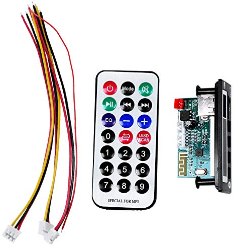 MARKELL Bluetooth5.0 Mp3 Wma Wav Decoder Board 5 V 12 V Drahtlos Audio Modul Farb Bildschirm USB Tf Fm Radio Für