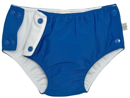 Lässig Splash & Fun Schwimmwindel mit Druckknöpfen (blue, 86/92 13-24 Monate)