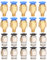 Respicefinem 20-teiliges 3D-Drucker-Pneumatik-heißanschluss-PC4-M6-PC4-10-Zubehörset-Set mit Innensechskantantrieb für Creality Ender 3, Ender 5 und 5 Plus CR-10