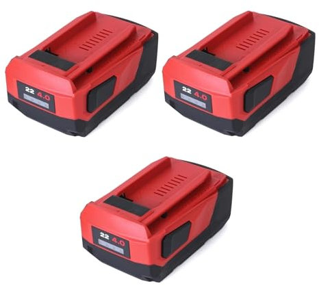 Batterie Haute Puissance 22 V 4,0 Ah, Compatible avec Hilti. Outils électriques sans Fil 18 V 21,6 V 22 V Perceuses Visseuses Marteaux B22