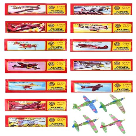 12 Stk Styroporflieger Kinder,Styropor Flugzeuge für Kinder,Styroporflieger | Flieger Styropors Mini Flugzeug Gleitflugzeuge Als Mitgebsel Kindergeburtstag 4 6 Jahre