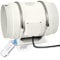 High Performance 8 Inch 120W White Duct Extractor Fan with Remote Control Ideal for Bathroom Grow Room Hydroponics Basements and 3D Printer Inline Ventilation Exhaust Fan for Duct Connection