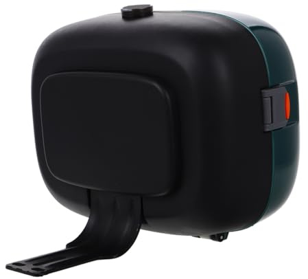 Ciieeo Portapacchi Posteriore Per Moto Baule Portabagagli Con Serratura (meccanica - Rosso Verde)