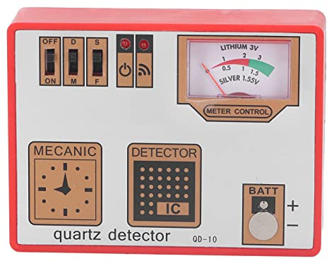 Generic Tester Al Quarzo per Orologi Misurazione Efficiente per Test della Batteria e del Movimento Dell'orologio Strumento di Riparazione Leggero e Portatile per gli Appassionati di Orologi