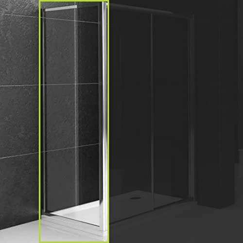 Lato Fisso Box Doccia Slide Adatto per Porta Scorrevole Slide Varie Misure Cristallo Temprato