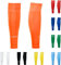 Football Sock Sleeves To Accompany Grip Socks - Fits Over Calf/Shin Pads - Variety Of Colours To Match Your Team Kit (Orange)