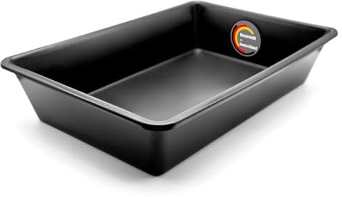BigDean Ölauffangbehälter 20 L 60x40x12 cm aus robustem Kunststoff – Auffanghilfe für Ölwechsel – Made in Germany