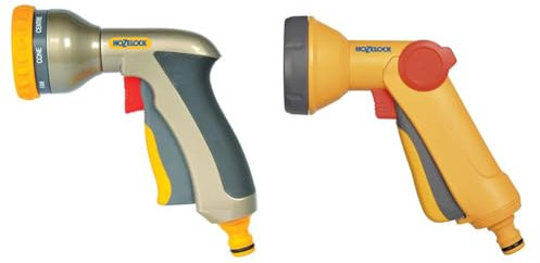 HOZELOCK - Multi-Jet Spray Gun Plus : Ergonomic, Extremely Compact Metal Multi-Task Gun & Berthoud - EAN5010646061766-Rose Spray Gun (X24) -2672 6000, No Color