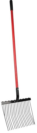 HY EQUESTRIAN HYCONIC Shavings Fork - Red/Black