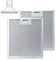 PARTSEE 2x Dunstabzugshaube Filter Metall, Metallfettfilter für Dunstabzugshauben 320x260mm Universal Metallgewebefilter Dunstabzug Filter
