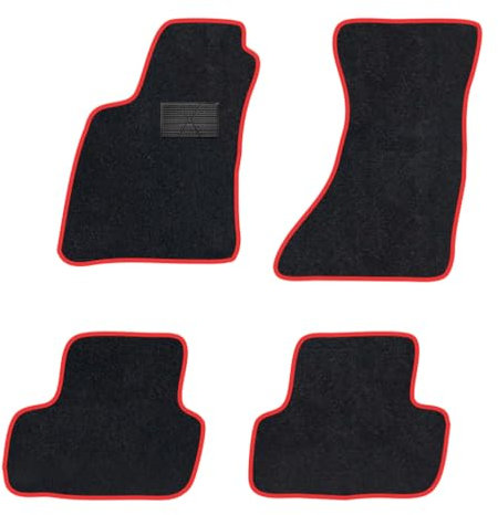 SAINANAR Fußmatten für Audi für A4 B8 8K 2008-2016,mit Befestigungsknöpfen Matten Teppiche Autozubehör